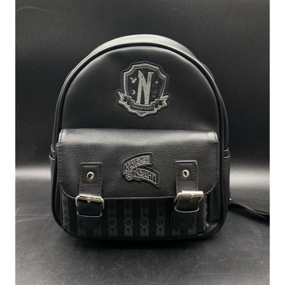 THE ADDAMS FAMILY Wednesday Addams Nevermore Cosplay Backpack